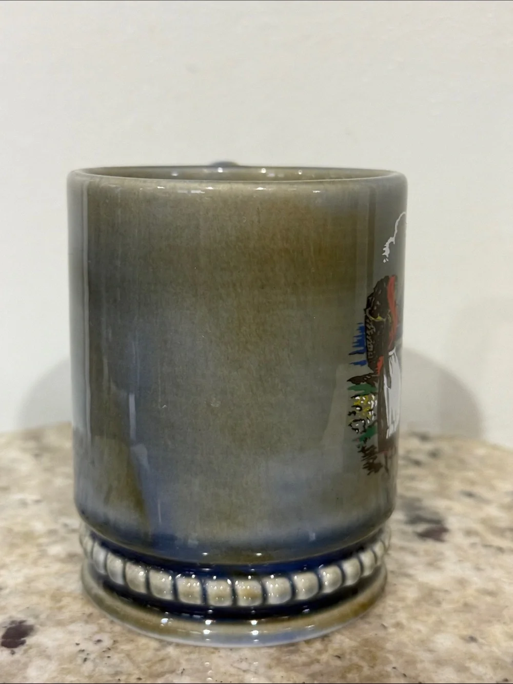 Vintage 1960’s WADE Irish Porcelain Scenic Ireland Village Coffee Mug 12 oz
